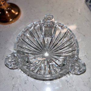 Small Epergne - Fifth Avenue Crystal Footed Bowl with 3 Candle Tapers